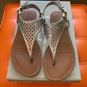 Jessica Simpson Silver Sandal